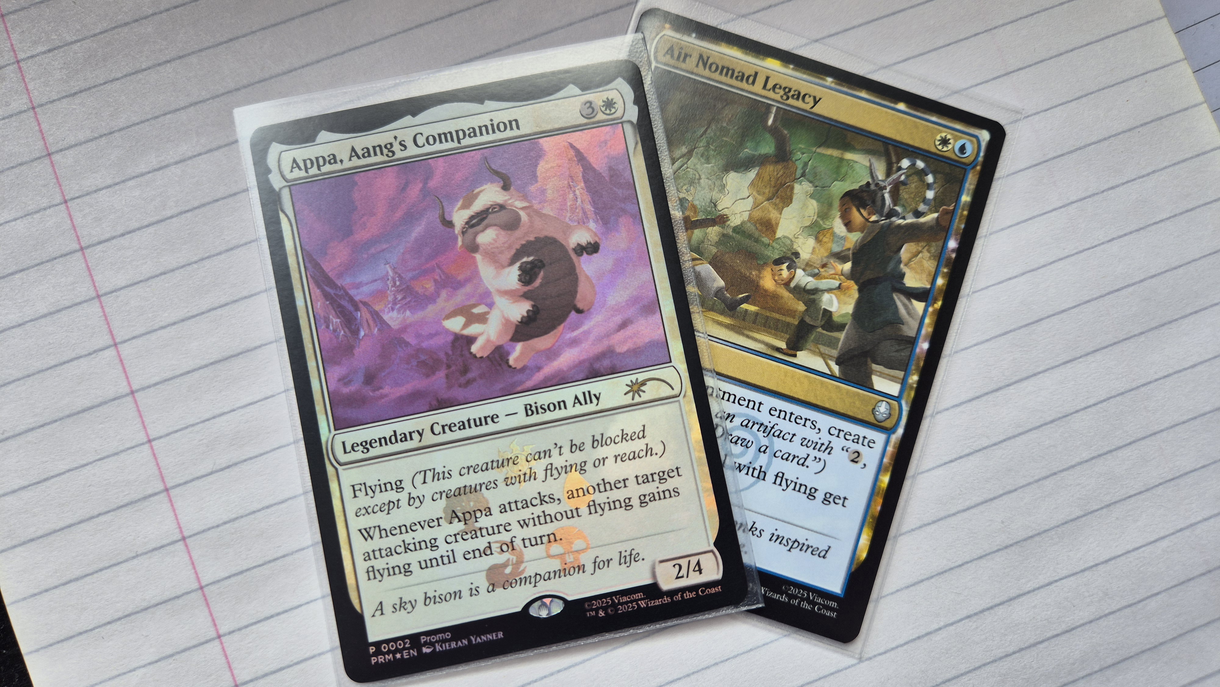 Promo Appa and Air Nomad Legacy card