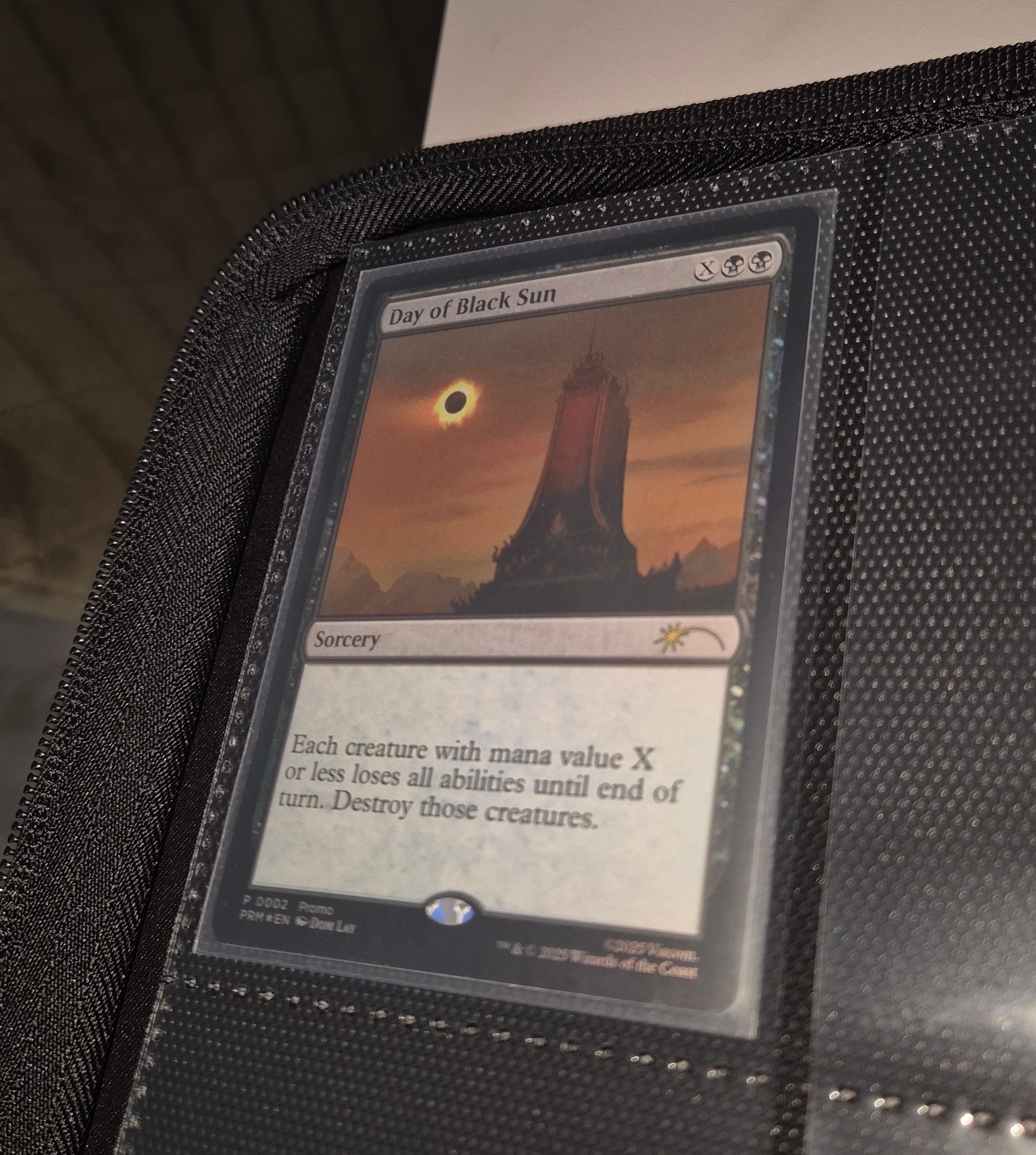 Day of Black Sun in a binder