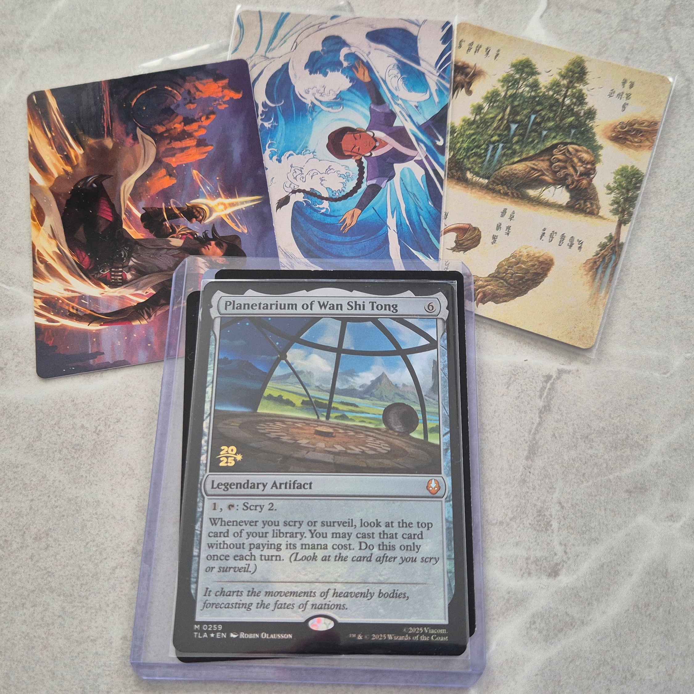 Raised Foil back side