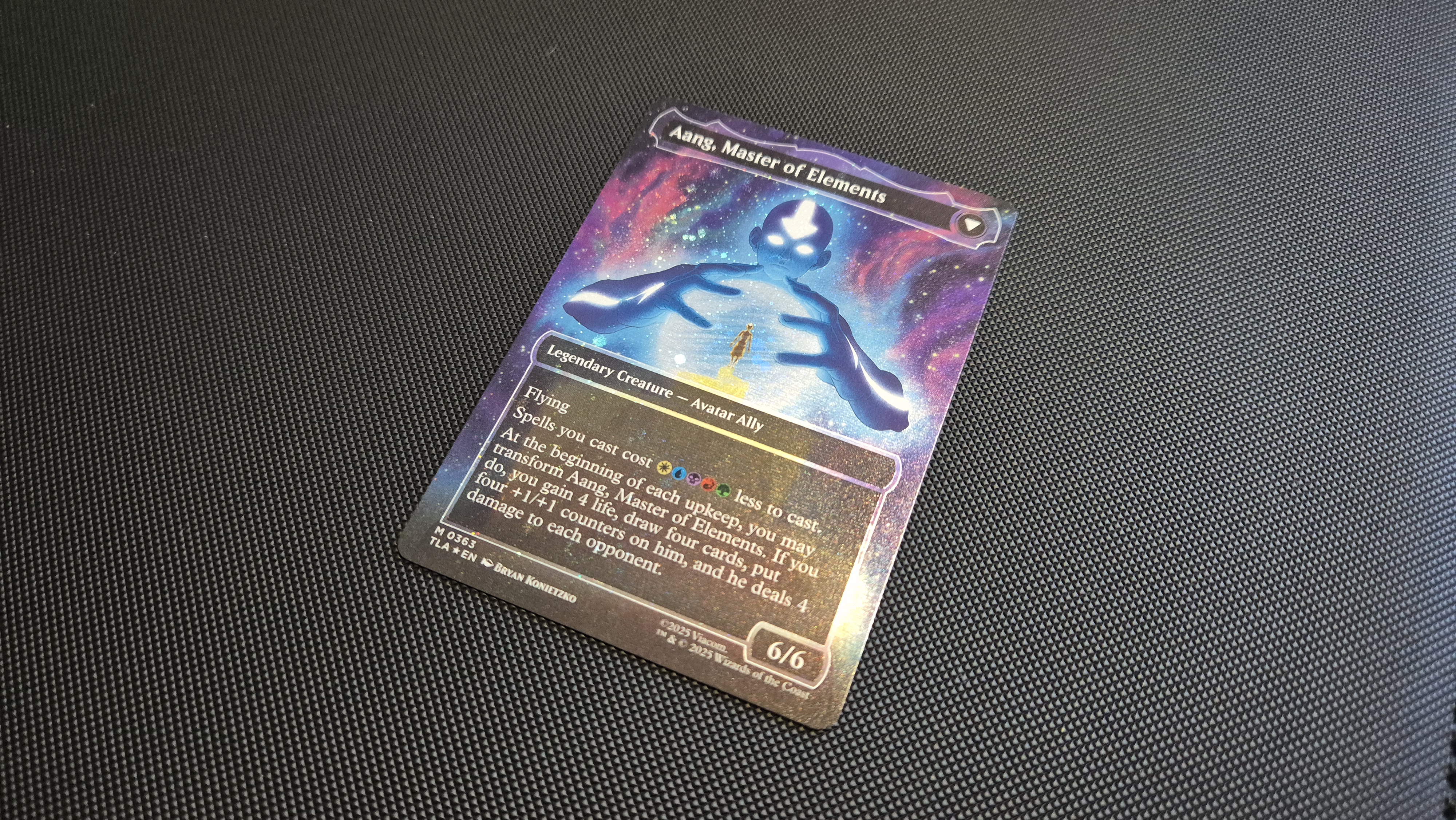 Raised Foil back side