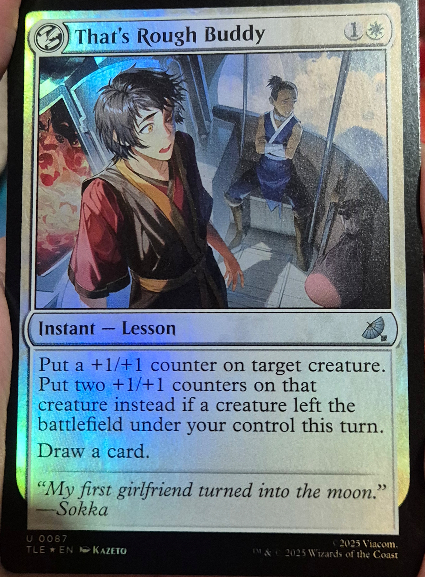 That's Rough Buddy card